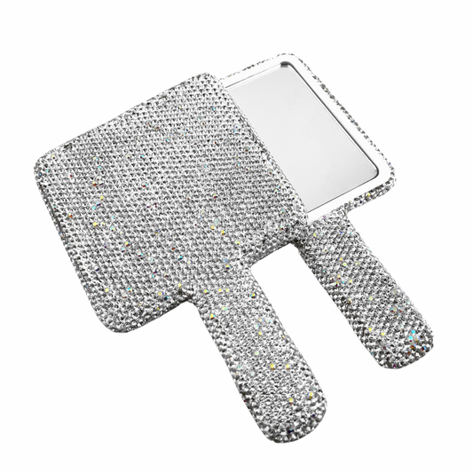 Hand-Held Diamond Mirror